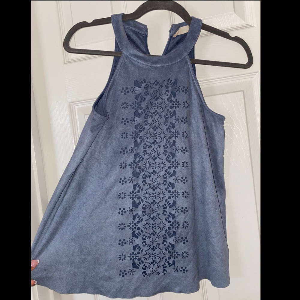 Blue Altard State Halter Top